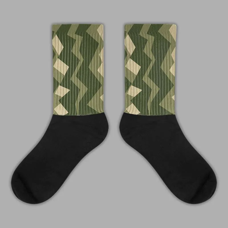 Olive Collection DopeSkill Sublimated Socks ZicZac Graphic sold by DopeSkill