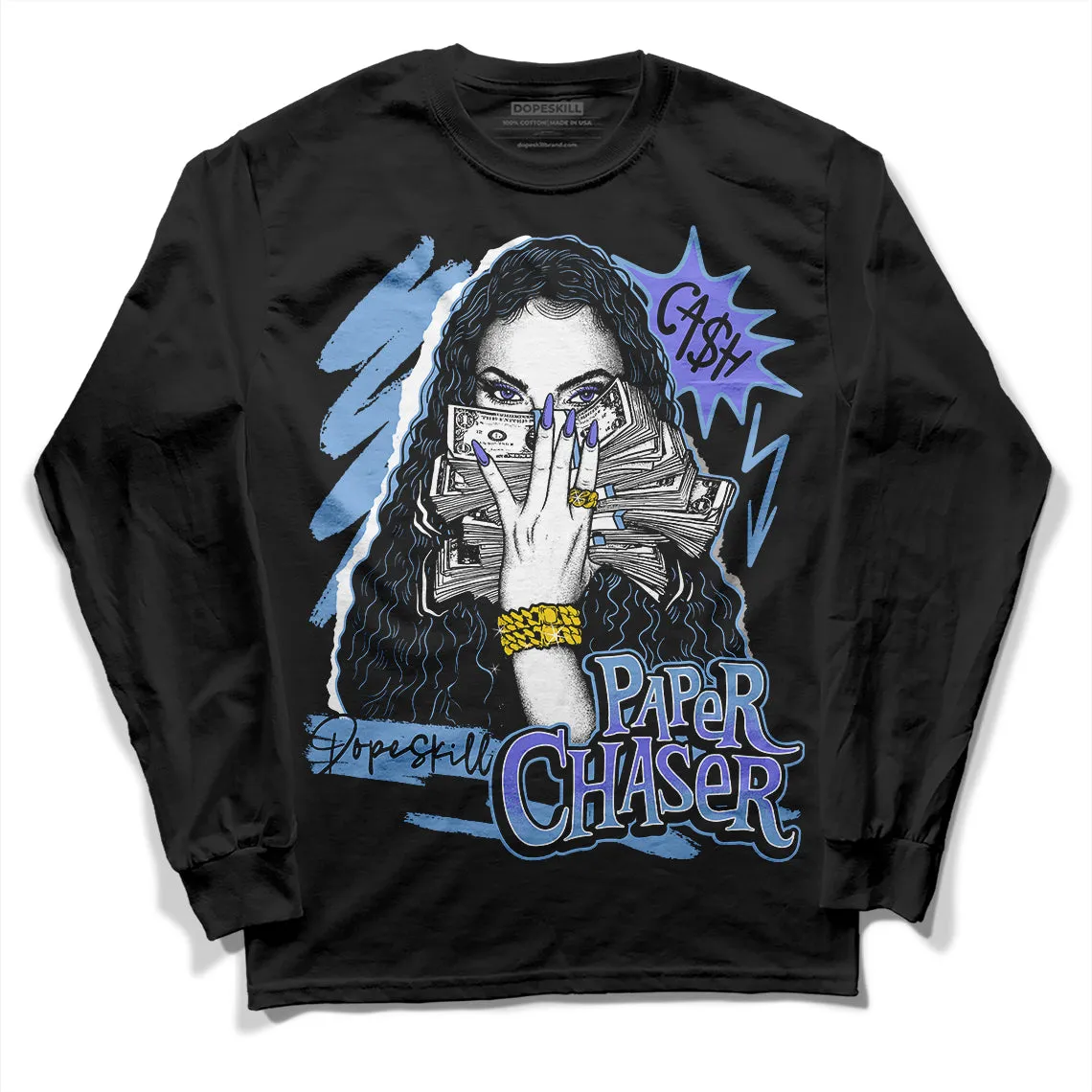 University Blue Collection DopeSkill Long Sleeve T-Shirt NPC Graphic sold by DopeSkill product image thumbnail 2