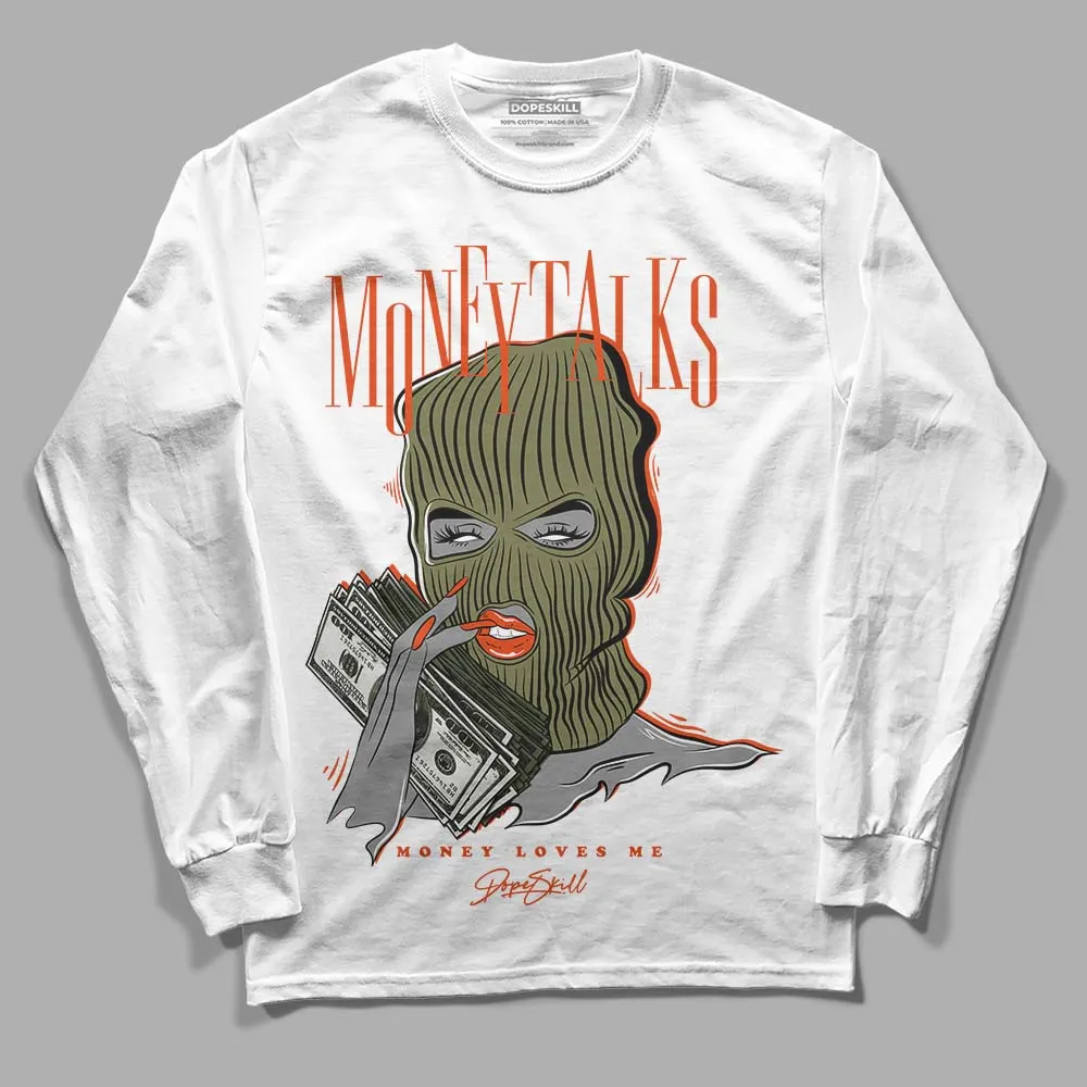 Olive Collection DopeSkill Long Sleeve T-Shirt Money Talks Graphic sold by DopeSkill