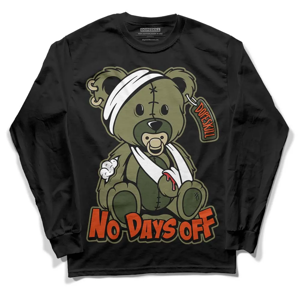 Olive Collection DopeSkill Long Sleeve T-Shirt Hurt Bear Graphic sold by DopeSkill product image thumbnail 2