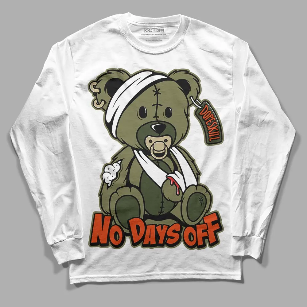 Olive Collection DopeSkill Long Sleeve T-Shirt Hurt Bear Graphic sold by DopeSkill