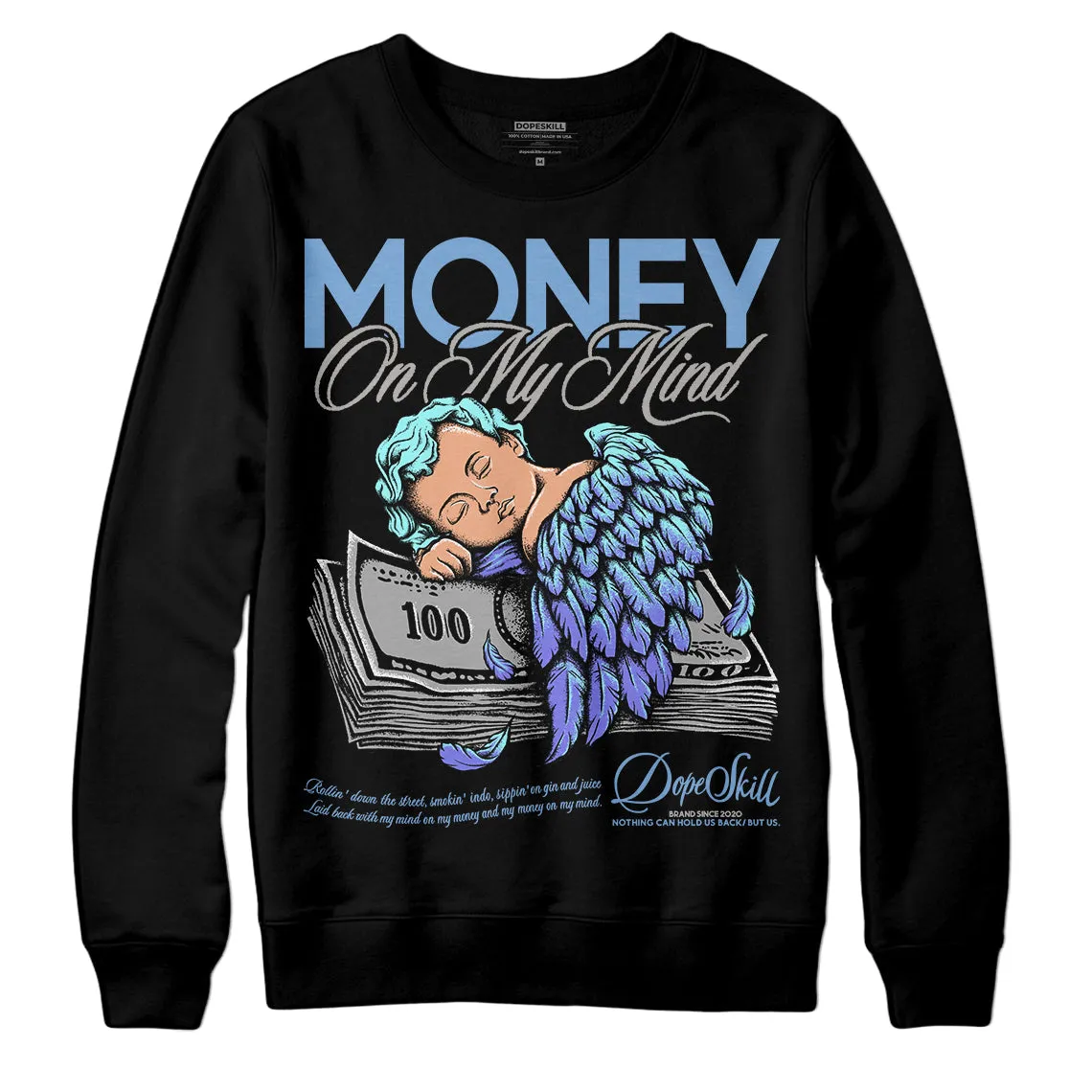 University Blue Collection DopeSkill Sweatshirt MOMM Graphic sold by DopeSkill product image thumbnail 2