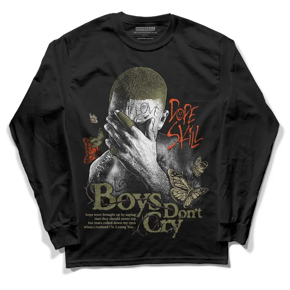 Olive Collection DopeSkill Long Sleeve T-Shirt Boys Don't Cry Graphic sold by DopeSkill product image thumbnail 2