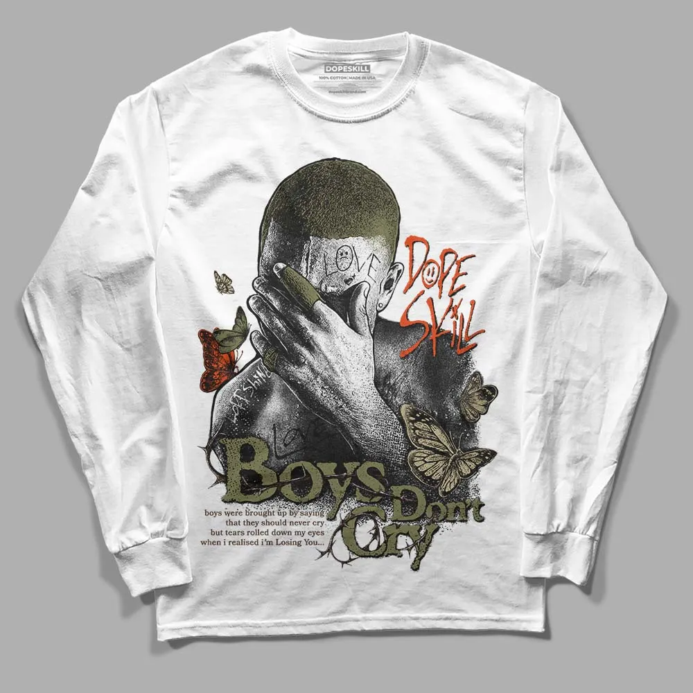 Olive Collection DopeSkill Long Sleeve T-Shirt Boys Don't Cry Graphic sold by DopeSkill