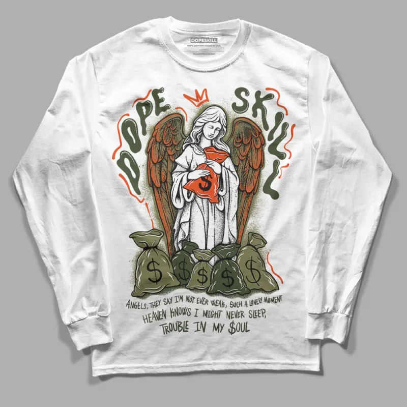 Olive Collection DopeSkill Long Sleeve T-Shirt Angels Graphic sold by DopeSkill