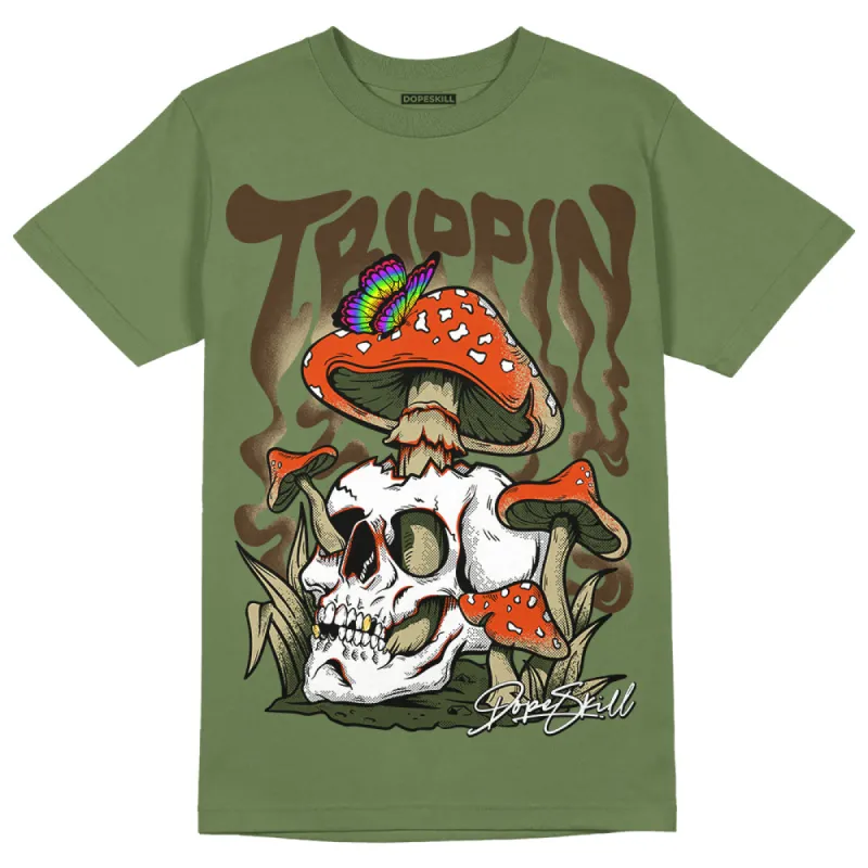 Olive Collection DopeSkill Olive T-shirt Trippin Graphic sold by DopeSkill