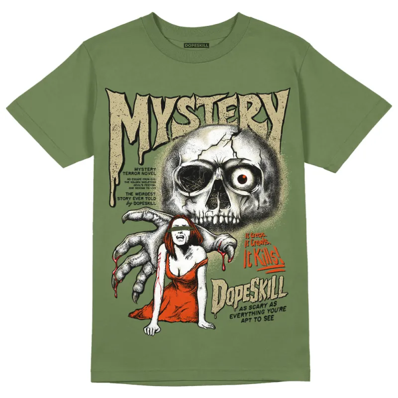 Olive Collection DopeSkill Olive T-shirt Mystery Ghostly Grasp Graphic sold by DopeSkill