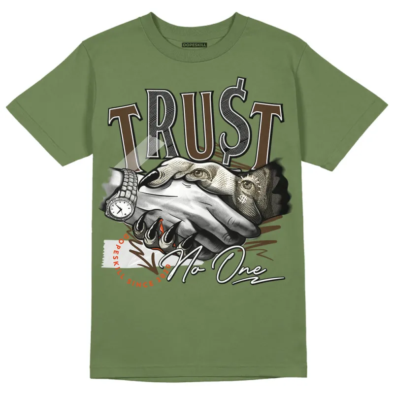 Olive Collection DopeSkill Olive T-shirt Trust No One Graphic sold by DopeSkill