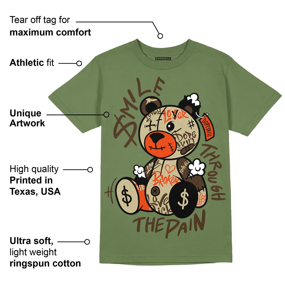 Olive Collection DopeSkill Olive T-shirt Smile Through The Pain Graphic sold by DopeSkill product image thumbnail 2