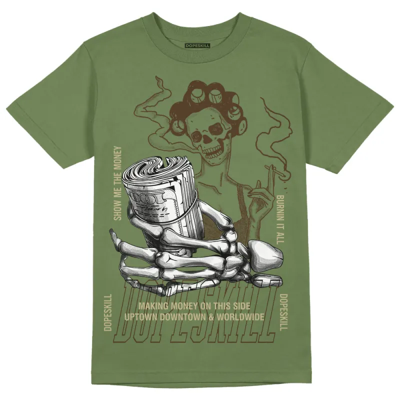 Olive Collection DopeSkill Olive T-shirt Show Me The Money Graphic sold by DopeSkill