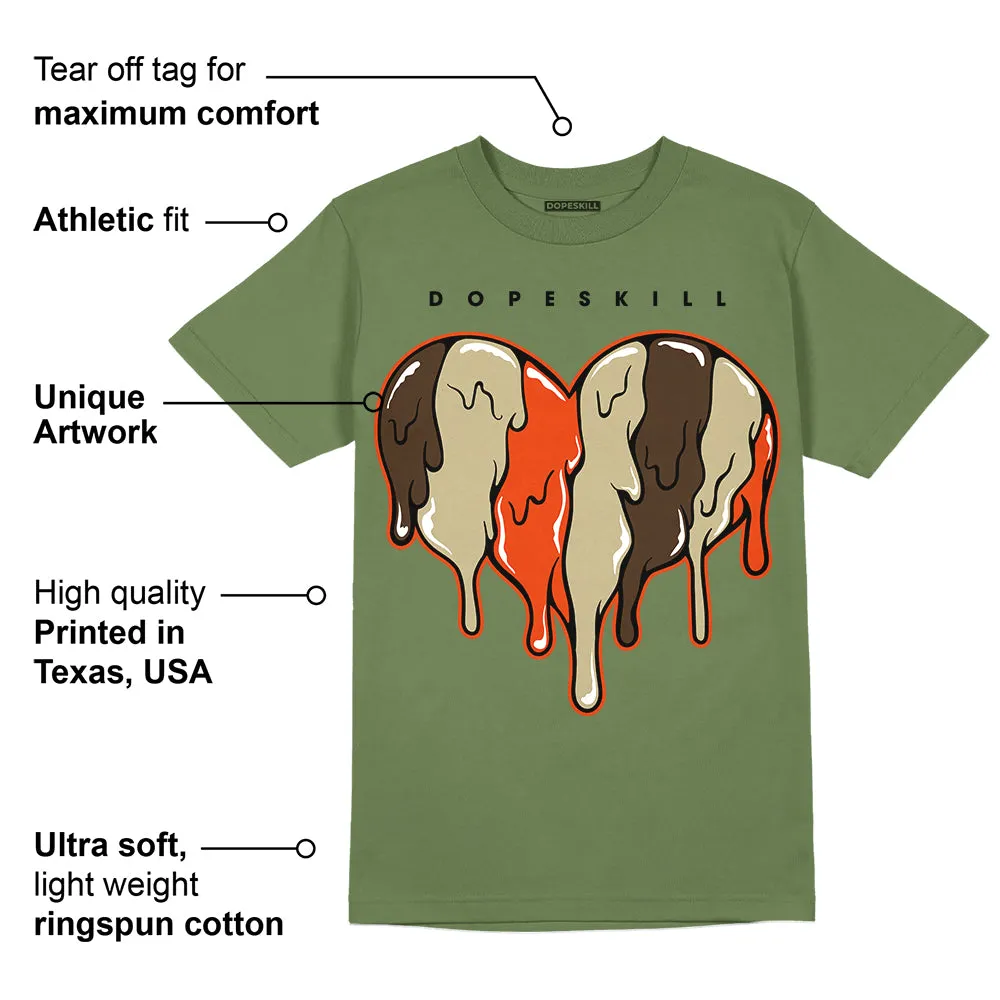 Olive Collection DopeSkill Olive T-shirt Slime Drip Heart Graphic sold by DopeSkill product image thumbnail 2