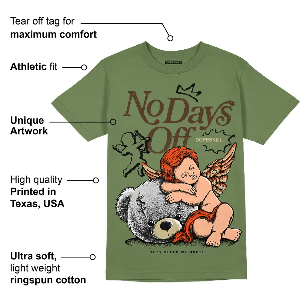 Olive Collection DopeSkill Olive T-shirt New No Days Off Graphic sold by DopeSkill product image thumbnail 2