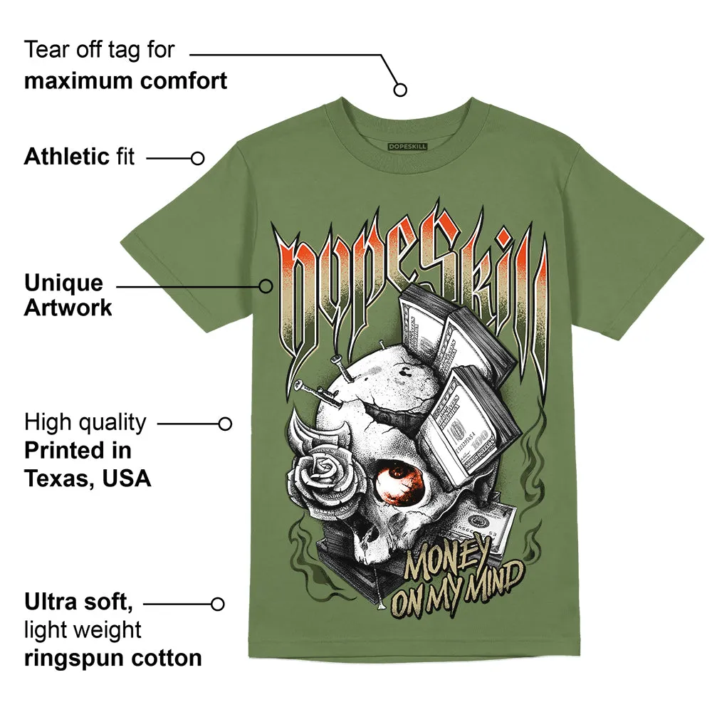 Olive Collection DopeSkill Olive T-shirt Money On My Mind Graphic sold by DopeSkill product image thumbnail 2