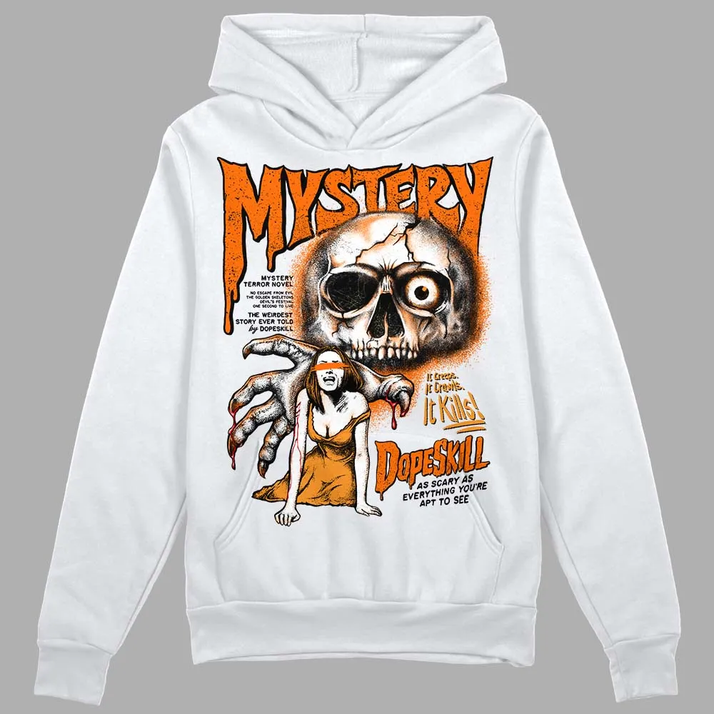Orange Black White DopeSkill Hoodie Sweatshirt Mystery Ghostly Grasp Graphic sold by DopeSkill