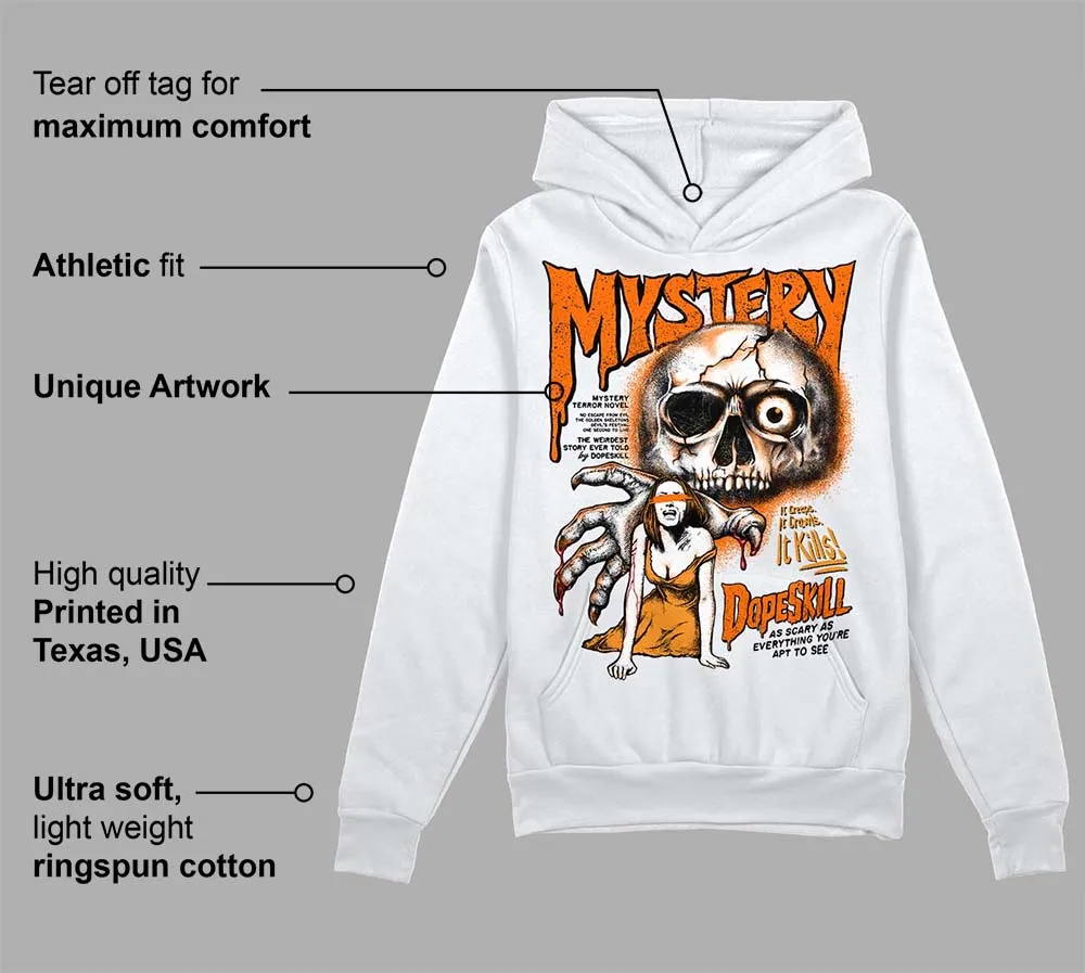 Orange Black White DopeSkill Hoodie Sweatshirt Mystery Ghostly Grasp Graphic sold by DopeSkill product image thumbnail 3
