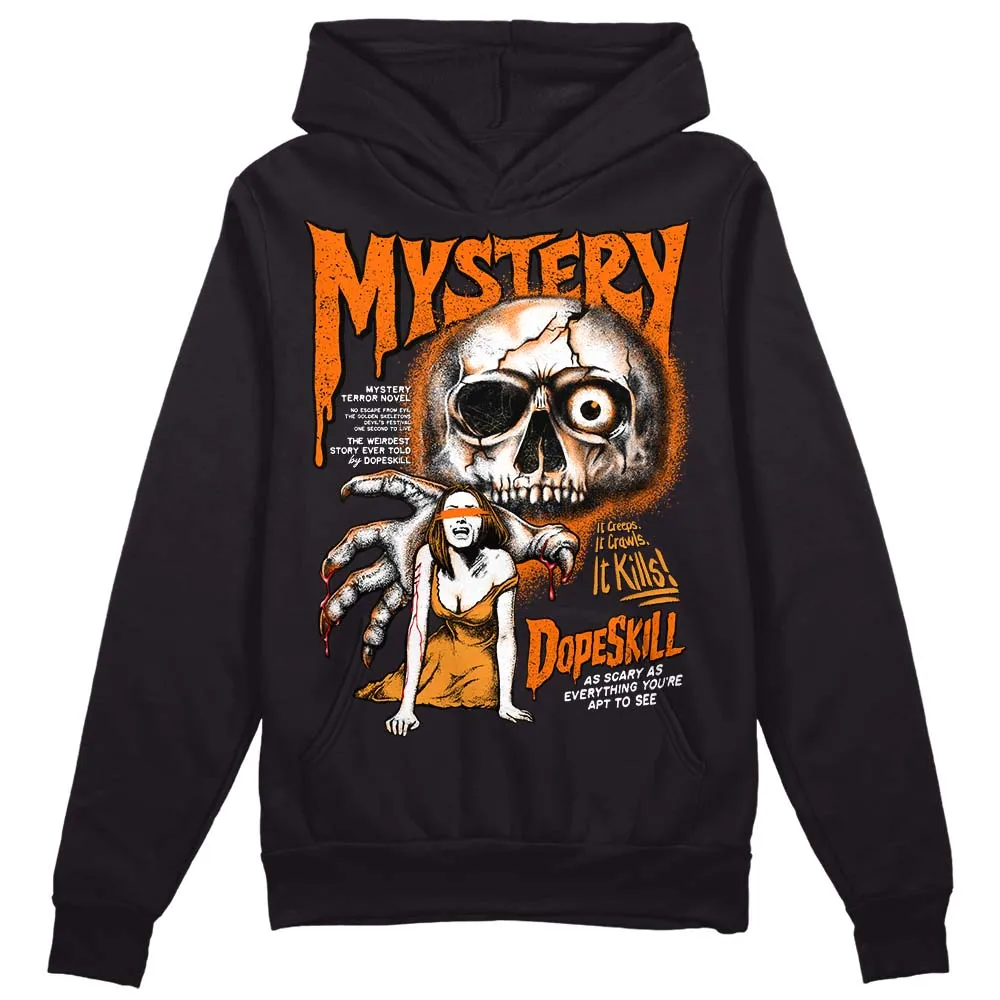 Orange Black White DopeSkill Hoodie Sweatshirt Mystery Ghostly Grasp Graphic sold by DopeSkill product image thumbnail 2