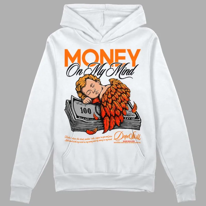 Orange Black White DopeSkill Hoodie Sweatshirt MOMM Graphic sold by DopeSkill