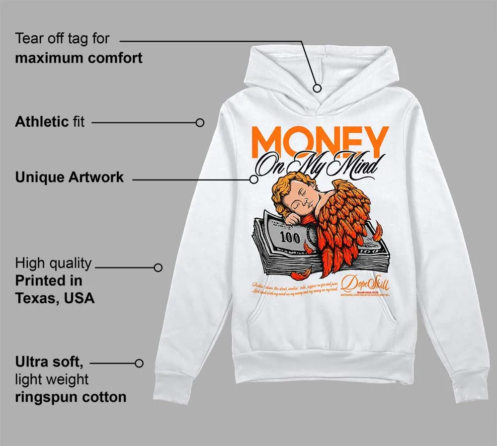 Orange Black White DopeSkill Hoodie Sweatshirt MOMM Graphic sold by DopeSkill product image thumbnail 3