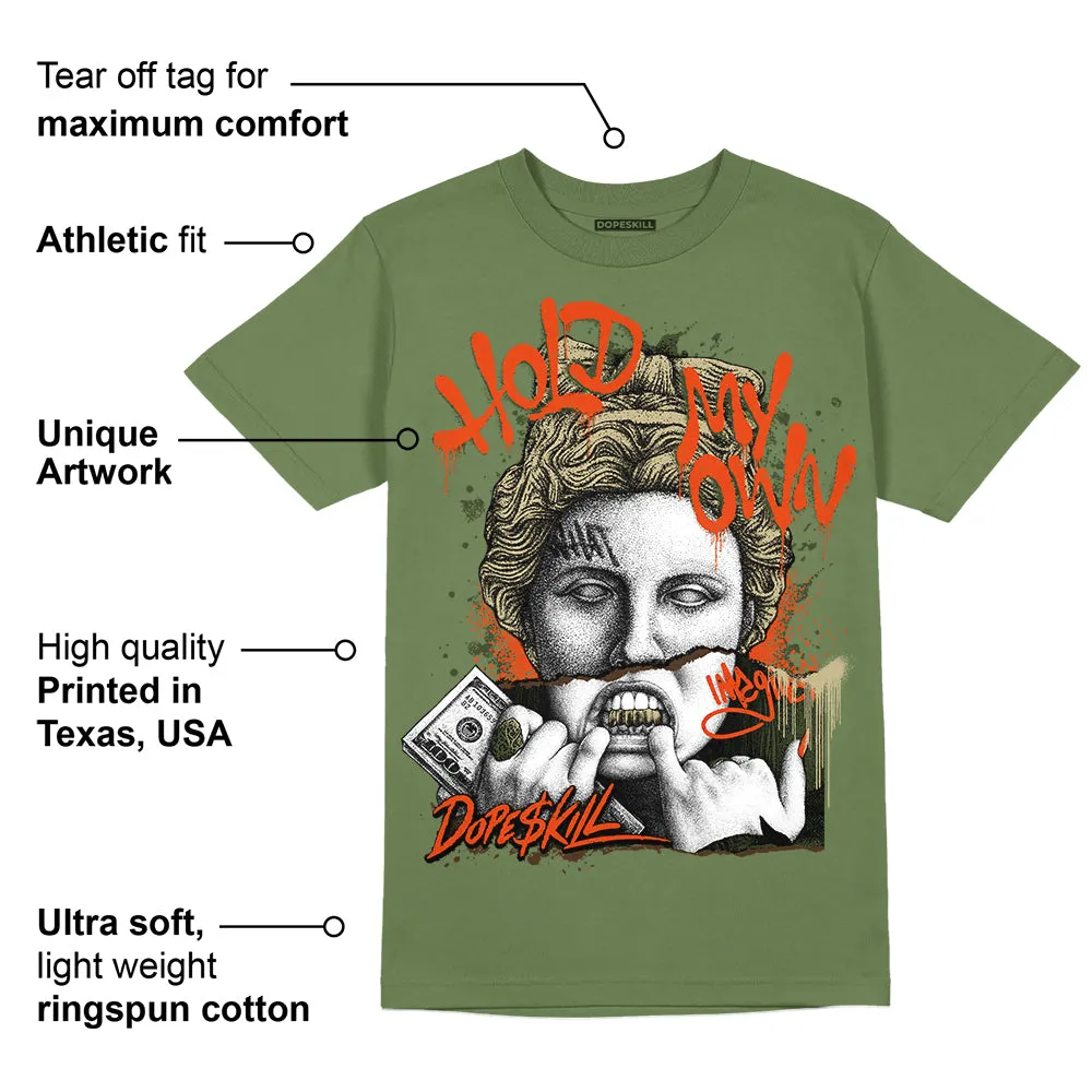 Olive Collection DopeSkill Olive T-shirt Hold My Own Graphic sold by DopeSkill product image thumbnail 2