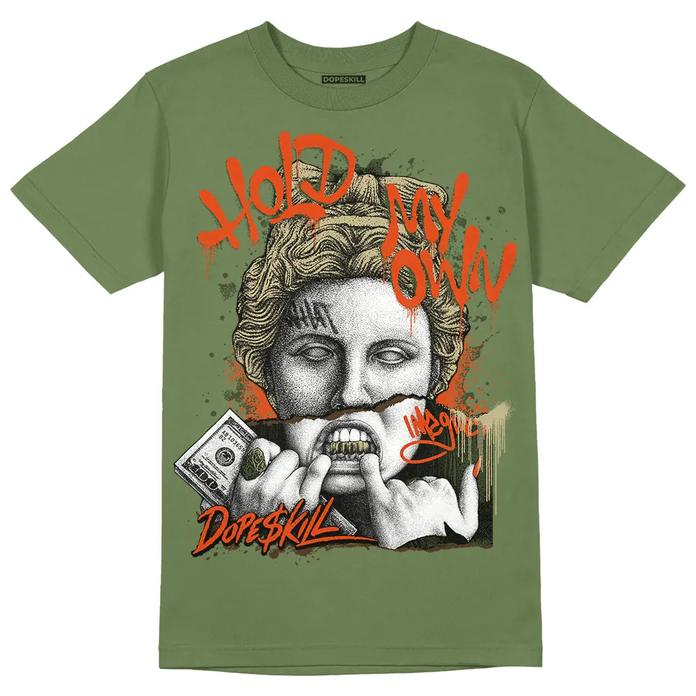 Olive Collection DopeSkill Olive T-shirt Hold My Own Graphic sold by DopeSkill