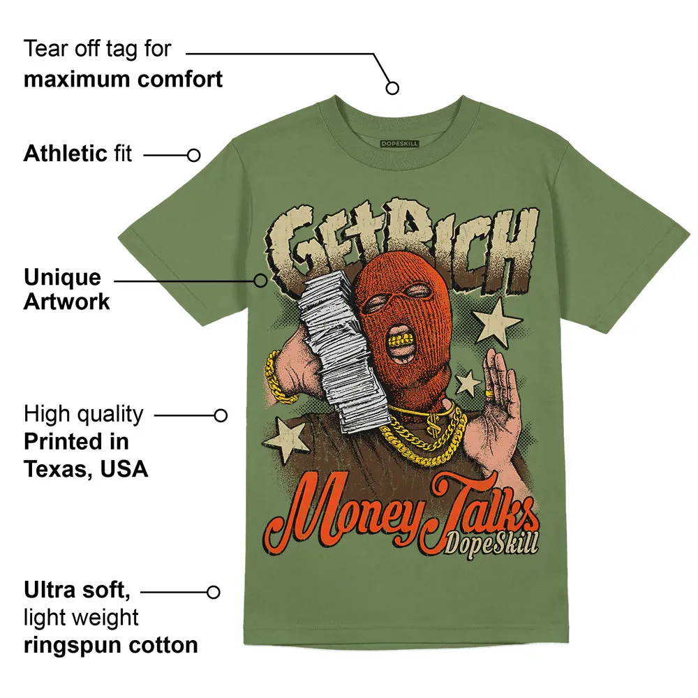 Olive Collection DopeSkill Olive T-shirt Get Rich Graphic sold by DopeSkill product image thumbnail 2
