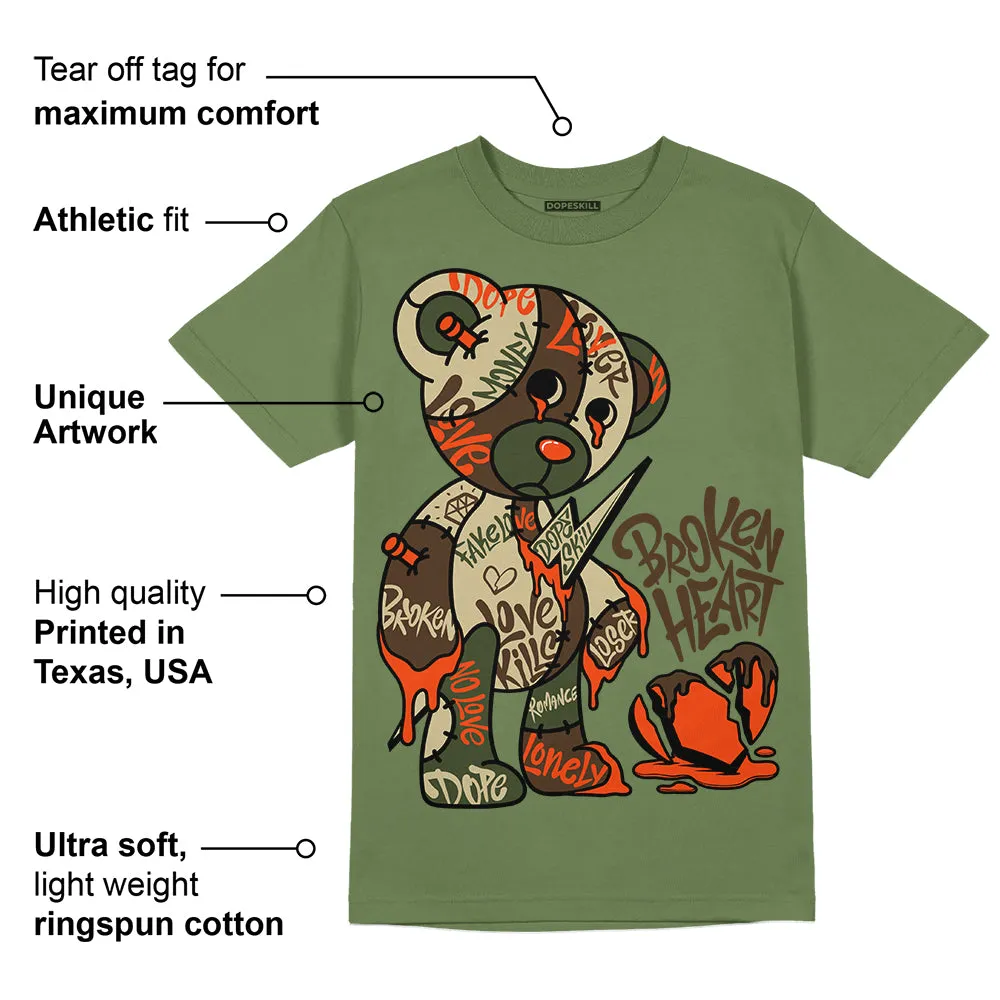 Olive Collection DopeSkill Olive T-shirt Broken Heart Graphic sold by DopeSkill product image thumbnail 2