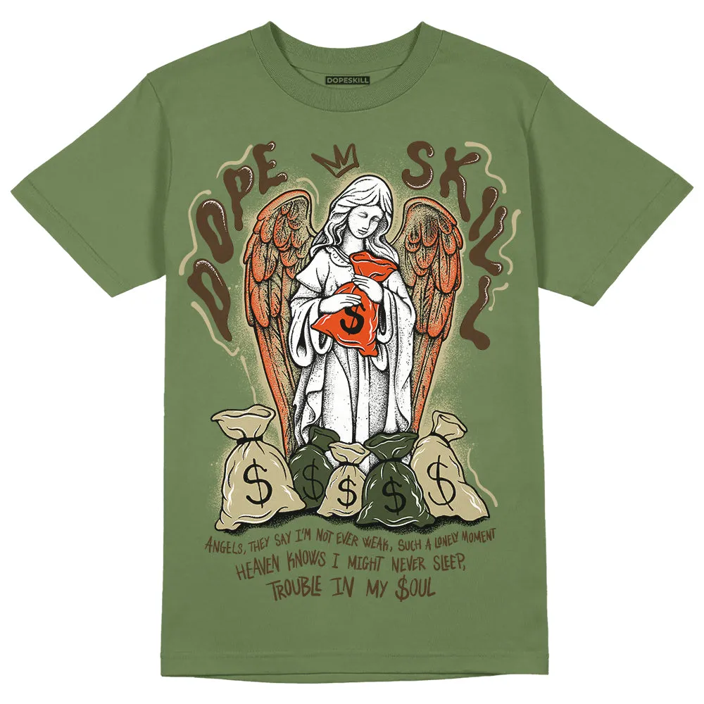 Olive Collection DopeSkill Olive T-shirt Angels Graphic sold by DopeSkill
