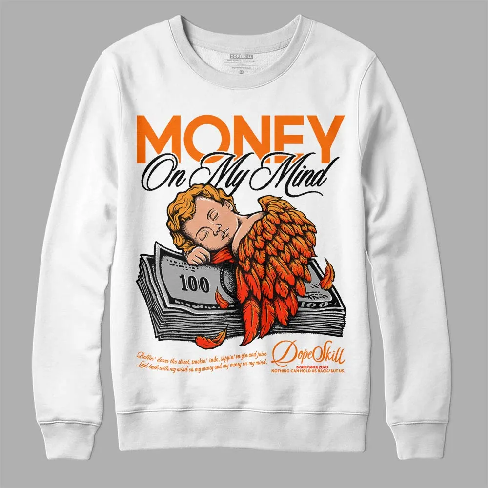 Orange Black White DopeSkill Sweatshirt MOMM Graphic sold by DopeSkill