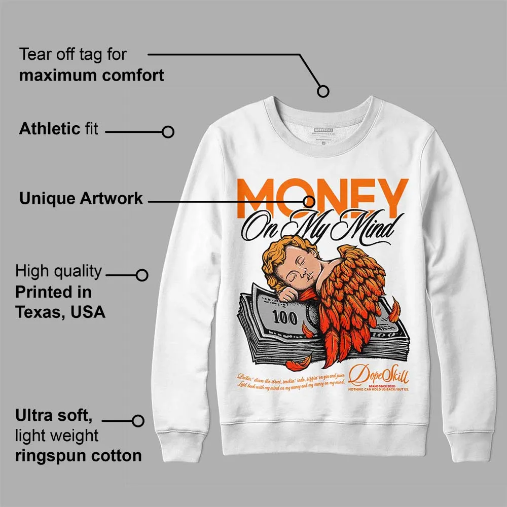 Orange Black White DopeSkill Sweatshirt MOMM Graphic sold by DopeSkill product image thumbnail 3