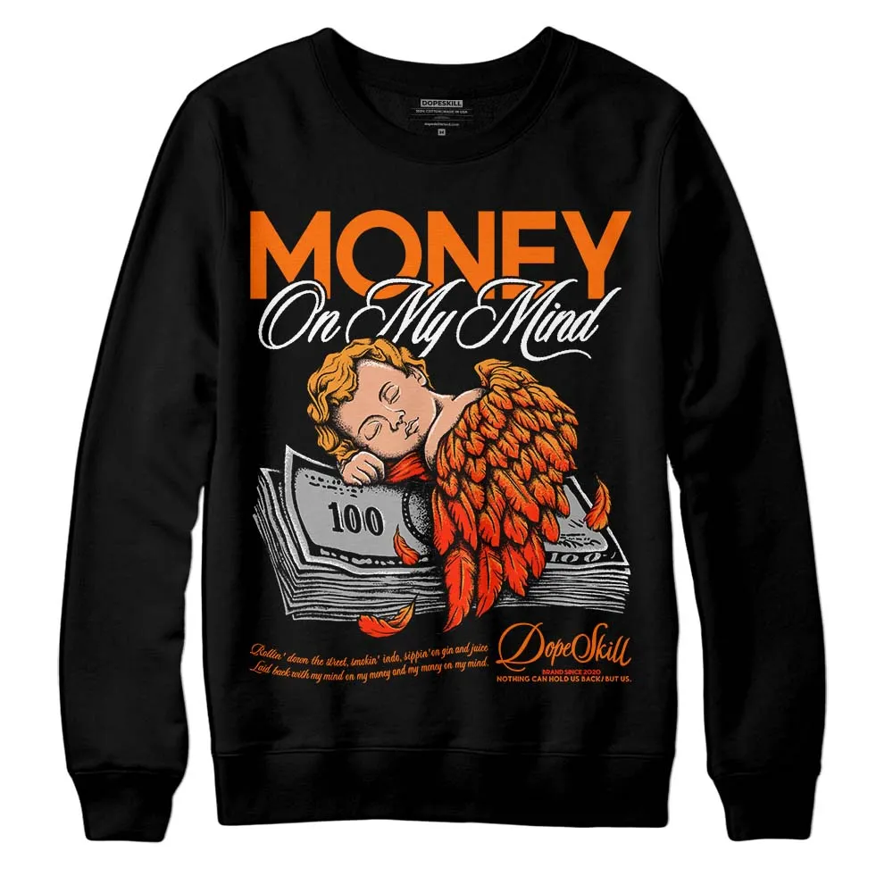 Orange Black White DopeSkill Sweatshirt MOMM Graphic sold by DopeSkill product image thumbnail 2