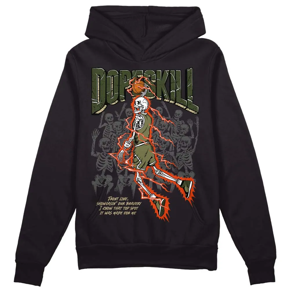 Olive Collection DopeSkill Hoodie Sweatshirt Thunder Dunk Graphic sold by DopeSkill product image thumbnail 2