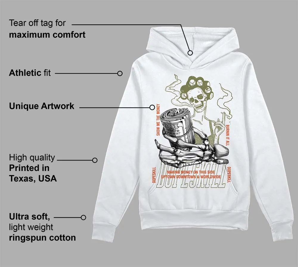 Olive Collection DopeSkill Hoodie Sweatshirt Show Me The Money Graphic sold by DopeSkill product image thumbnail 3