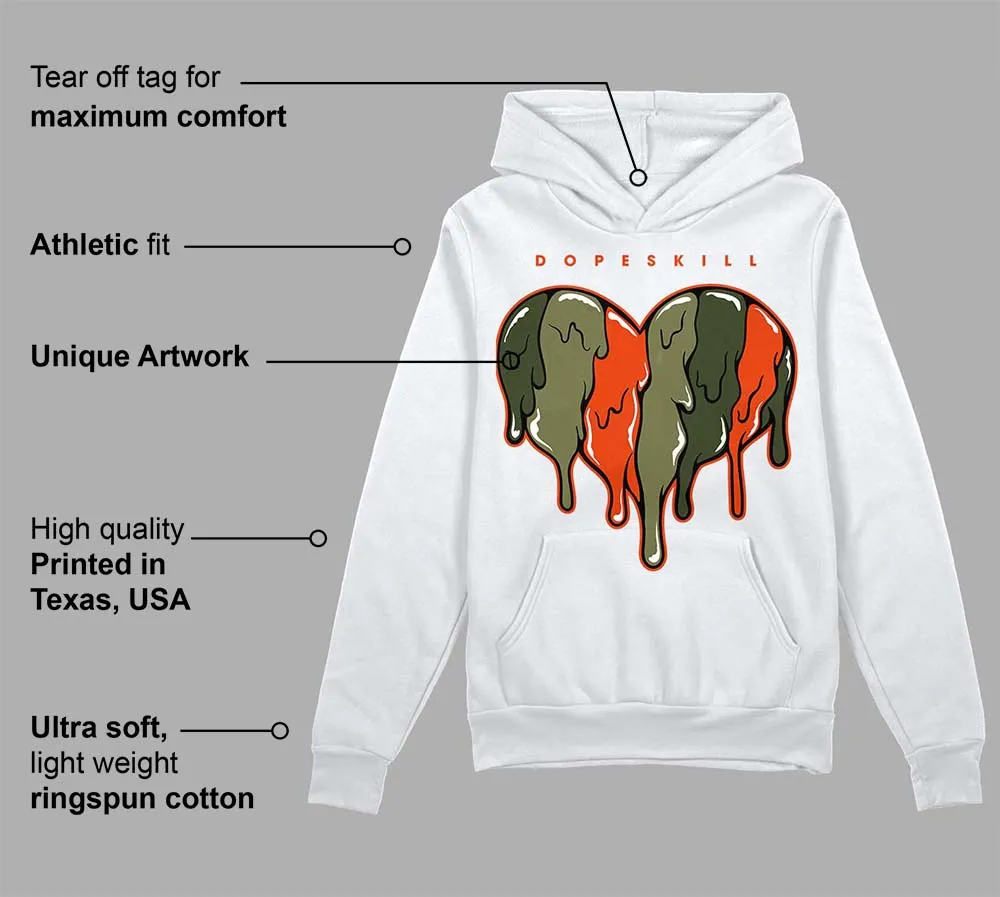 Olive Collection DopeSkill Hoodie Sweatshirt Slime Drip Heart Graphic sold by DopeSkill product image thumbnail 3