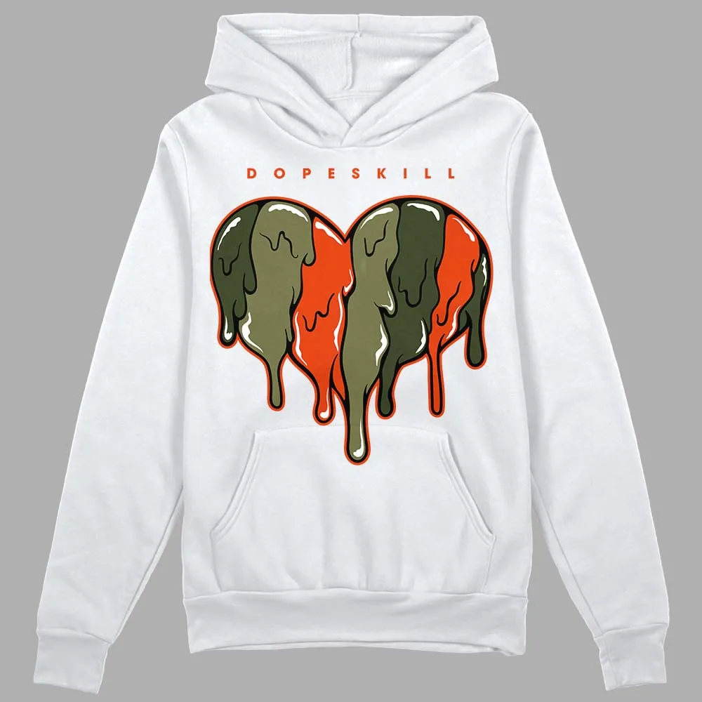Olive Collection DopeSkill Hoodie Sweatshirt Slime Drip Heart Graphic sold by DopeSkill