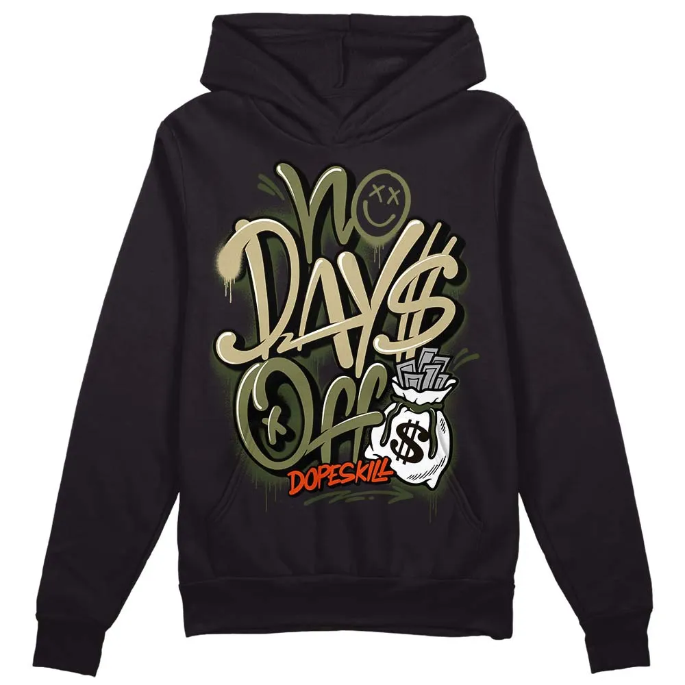 Olive Collection DopeSkill Hoodie Sweatshirt No Days Off Graphic sold by DopeSkill product image thumbnail 2