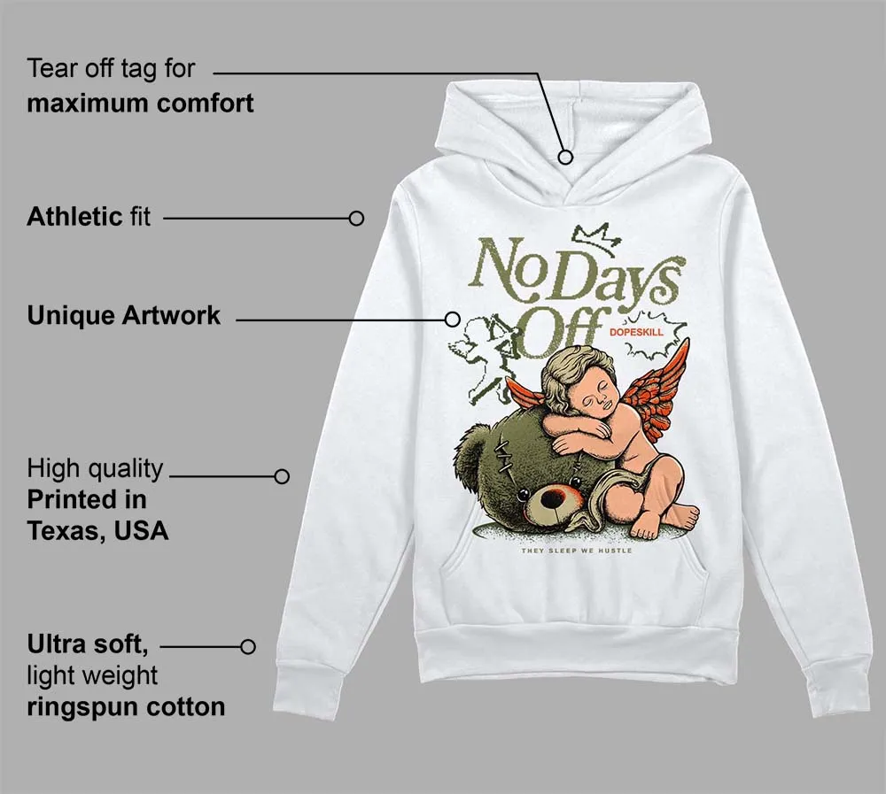 Olive Collection DopeSkill Hoodie Sweatshirt New No Days Off Graphic sold by DopeSkill product image thumbnail 3