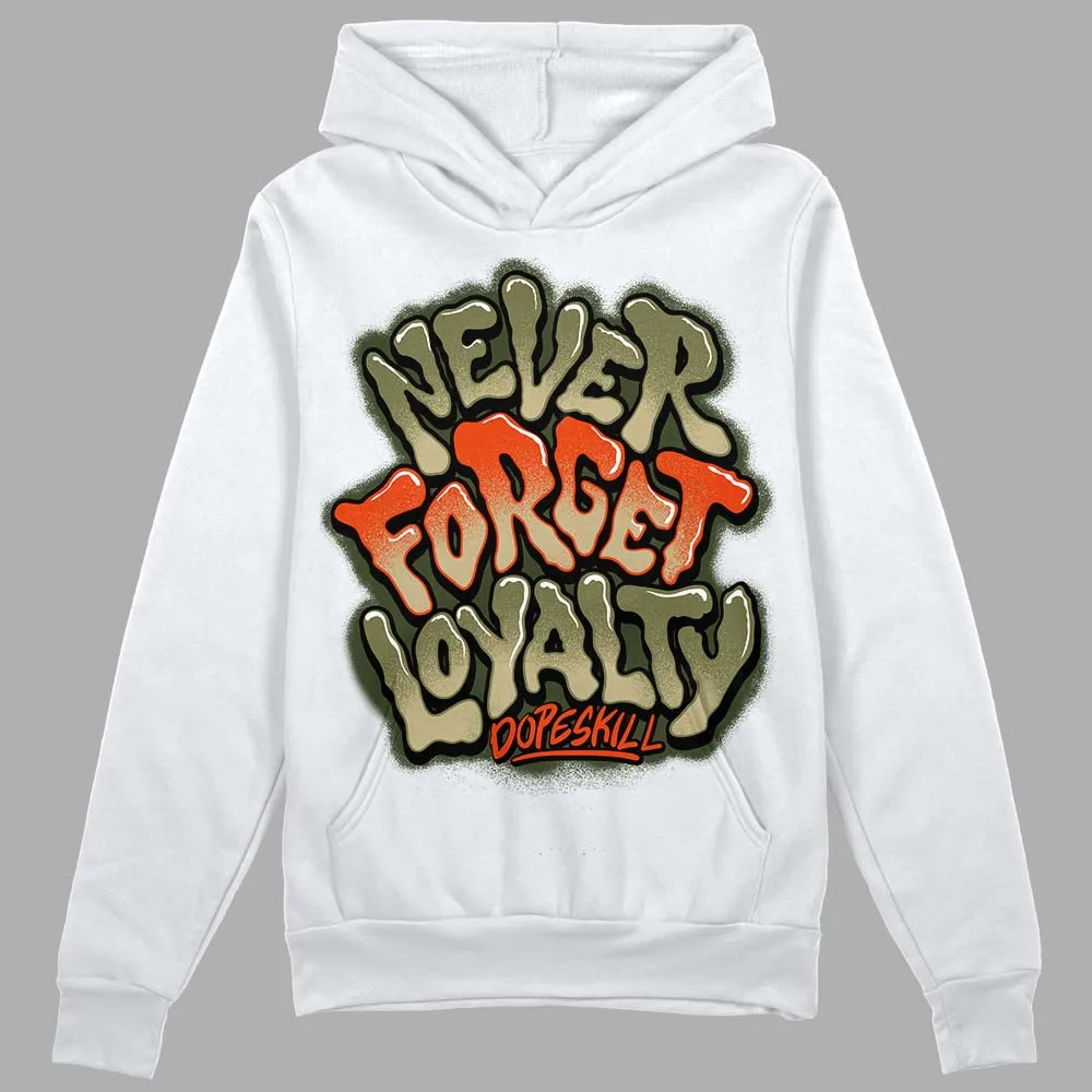 Olive Collection DopeSkill Hoodie Sweatshirt Never Forget Loyalty Graphic sold by DopeSkill