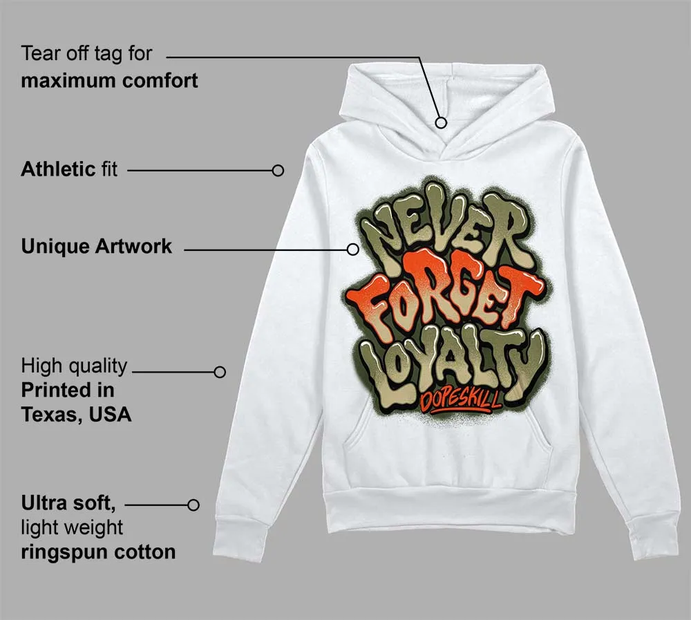 Olive Collection DopeSkill Hoodie Sweatshirt Never Forget Loyalty Graphic sold by DopeSkill product image thumbnail 3