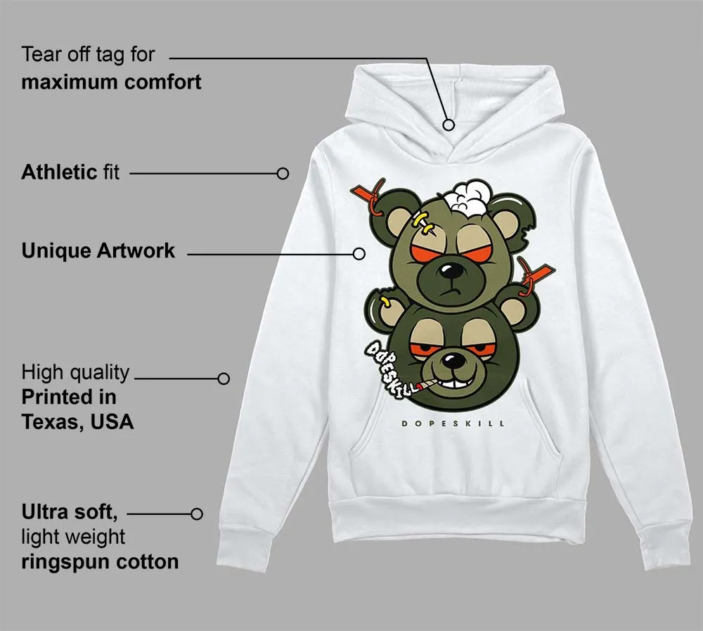 Olive Collection DopeSkill Hoodie Sweatshirt New Double Bear Graphic sold by DopeSkill product image thumbnail 3