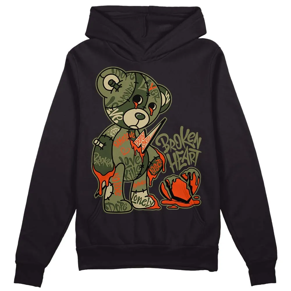 Olive Collection DopeSkill Hoodie Sweatshirt Broken Heart Graphic sold by DopeSkill product image thumbnail 2