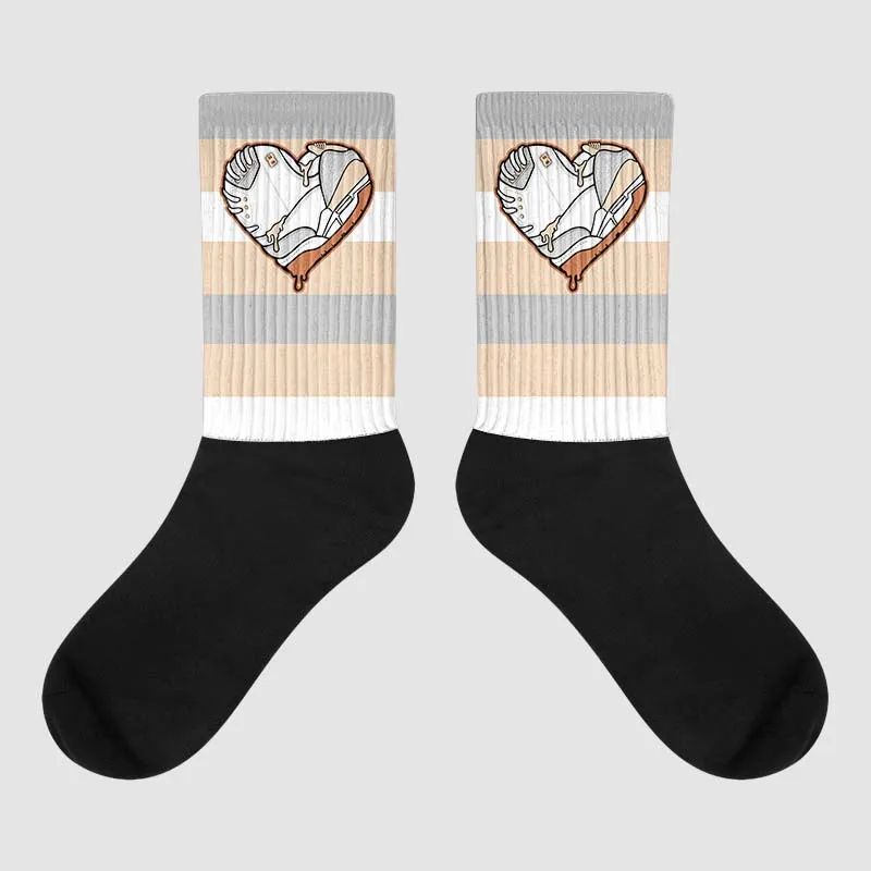 Craft Ivory 3s DopeSkill Sublimated Socks Horizontal Stripes Graphic sold by DopeSkill