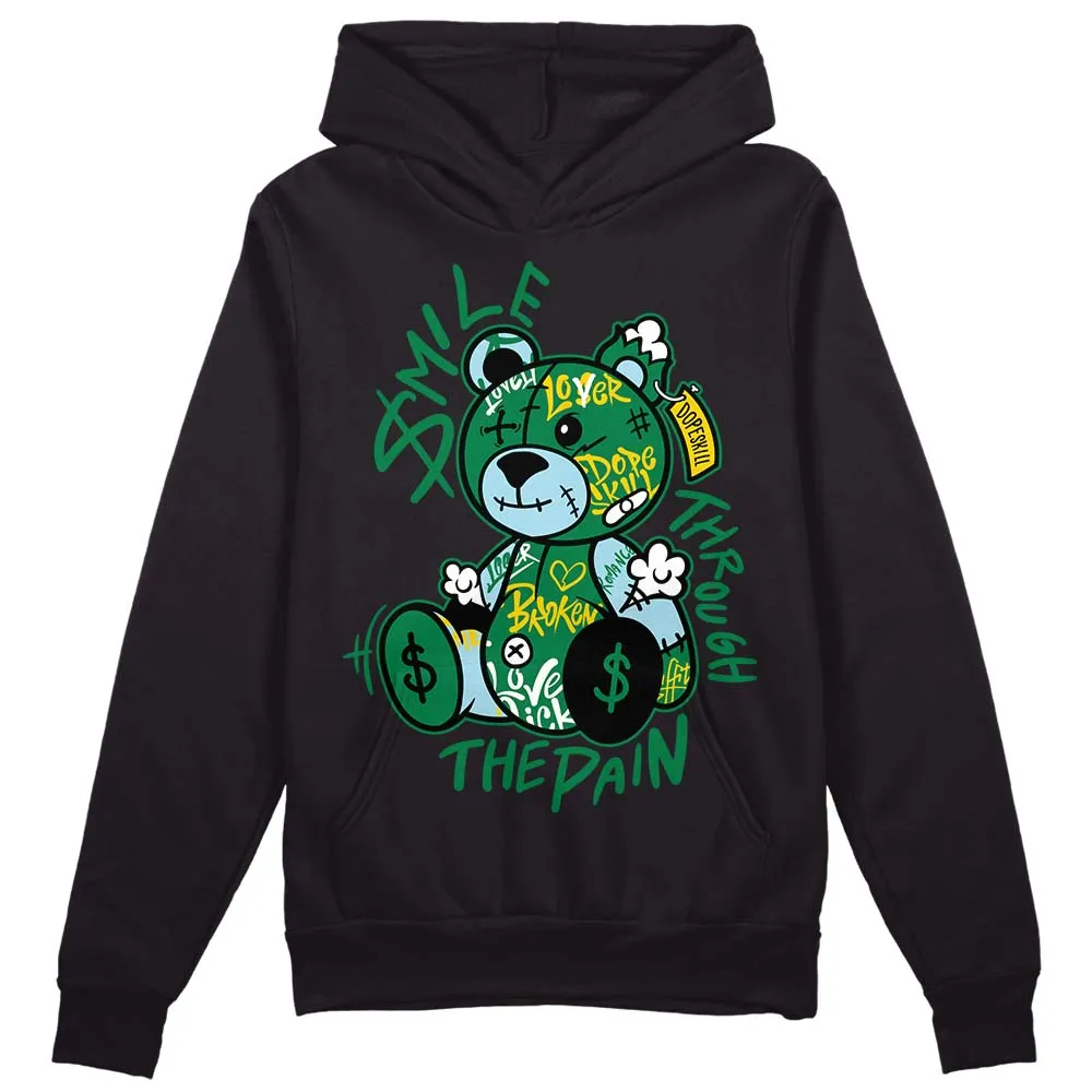 Lucky Green 5s DopeSkill Hoodie Sweatshirt Smile Through The Pain Graphic sold by DopeSkill product image thumbnail 2