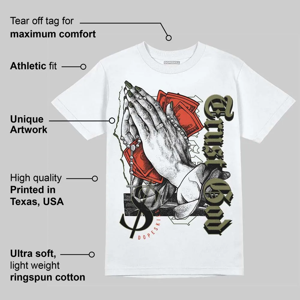 Olive Collection DopeSkill T-Shirt Trust God Graphic sold by DopeSkill product image thumbnail 3