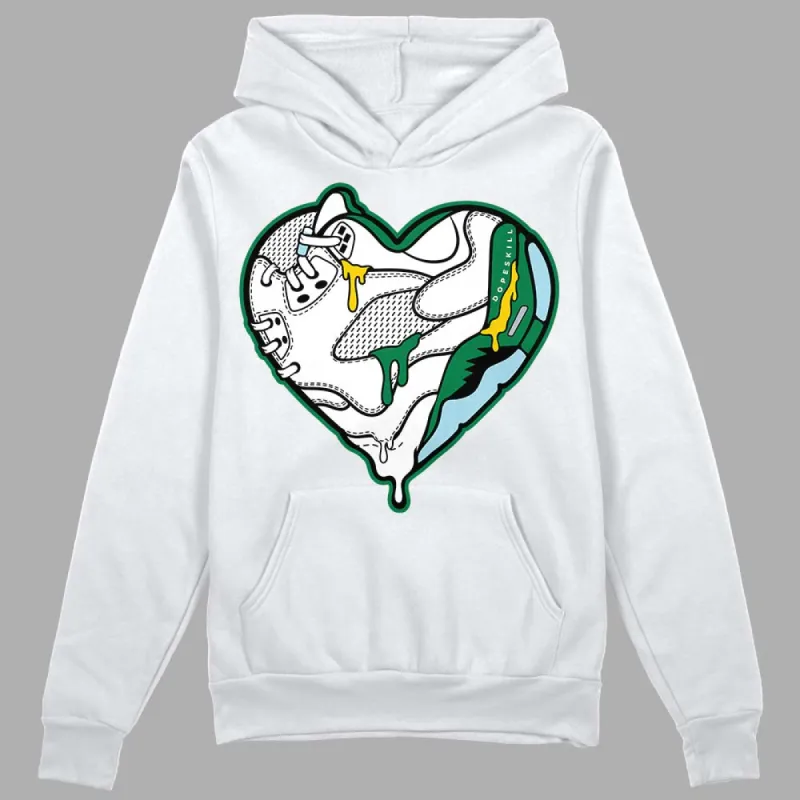 Lucky Green 5s DopeSkill Hoodie Sweatshirt Heart Jordan 5 Graphic sold by DopeSkill