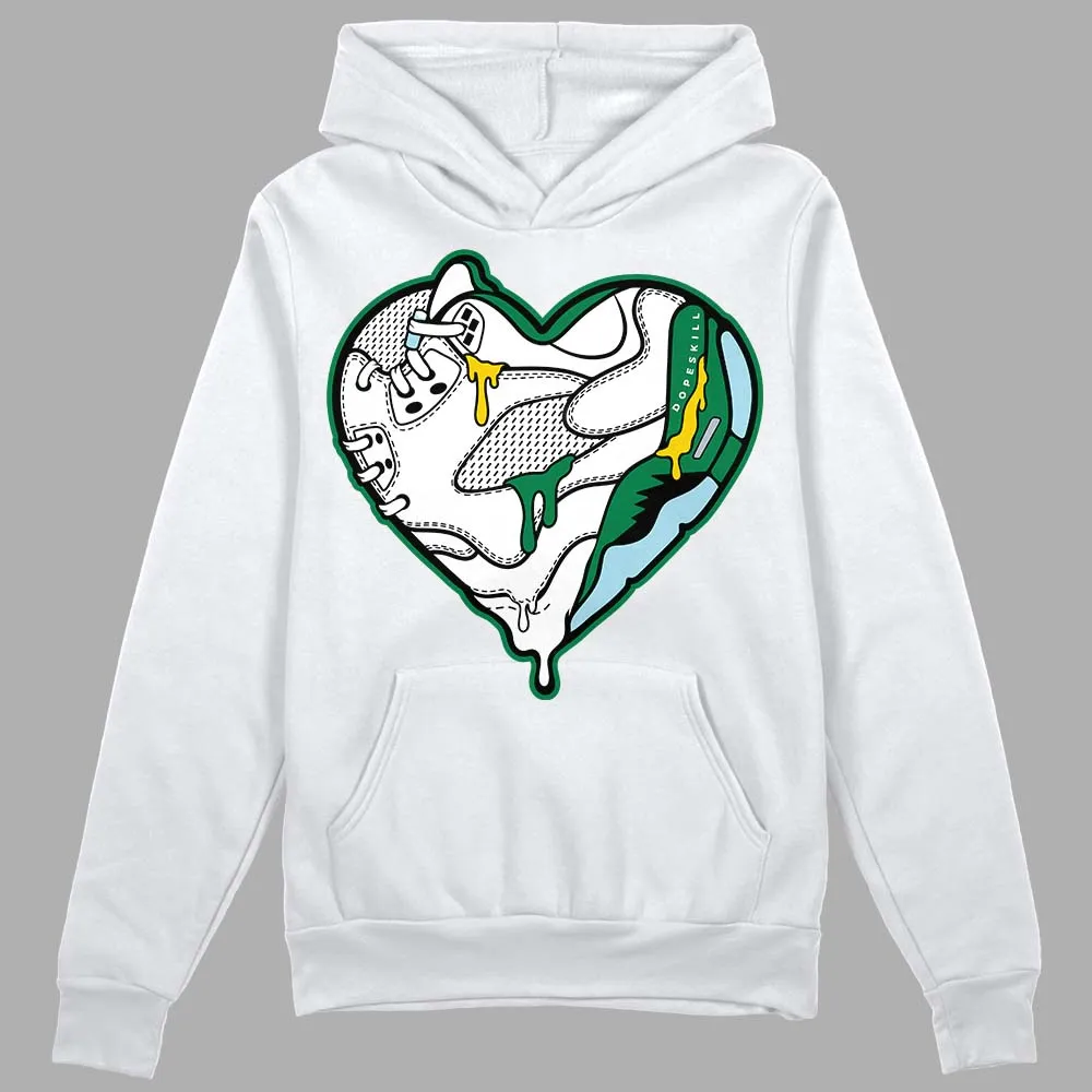 Lucky Green 5s DopeSkill Hoodie Sweatshirt Heart Jordan 5 Graphic sold by DopeSkill