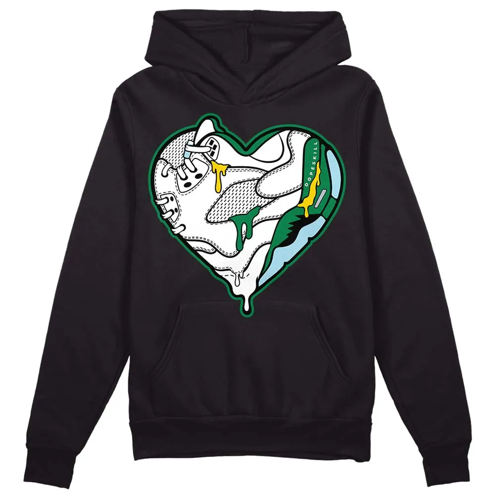 Lucky Green 5s DopeSkill Hoodie Sweatshirt Heart Jordan 5 Graphic sold by DopeSkill product image thumbnail 2