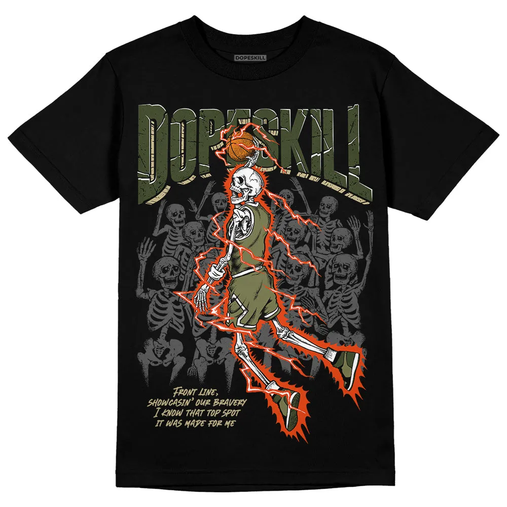 Olive Collection DopeSkill T-Shirt Thunder Dunk Graphic sold by DopeSkill product image thumbnail 2