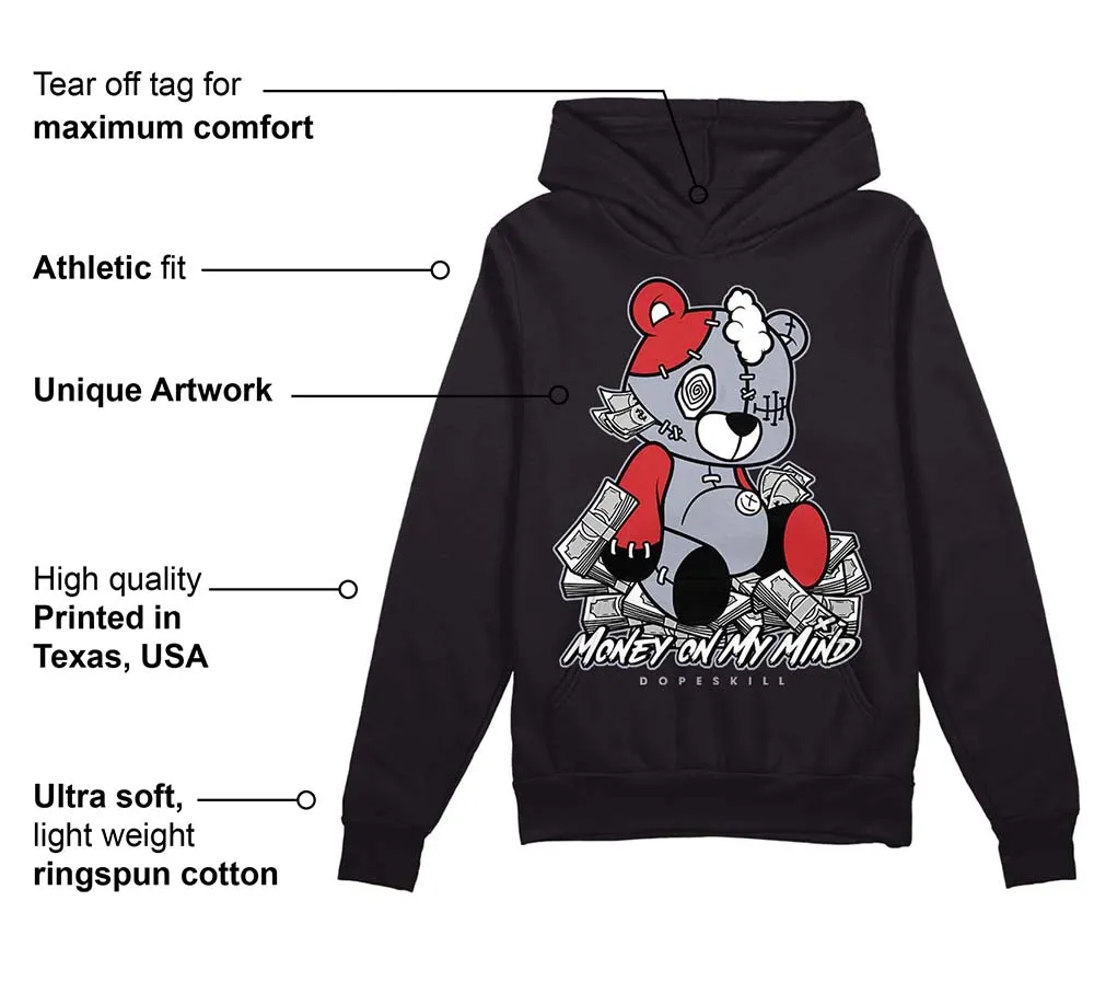 Bred Reimagined 4s DopeSkill Hoodie Sweatshirt MOMM Bear Graphic sold by DopeSkill product image thumbnail 3