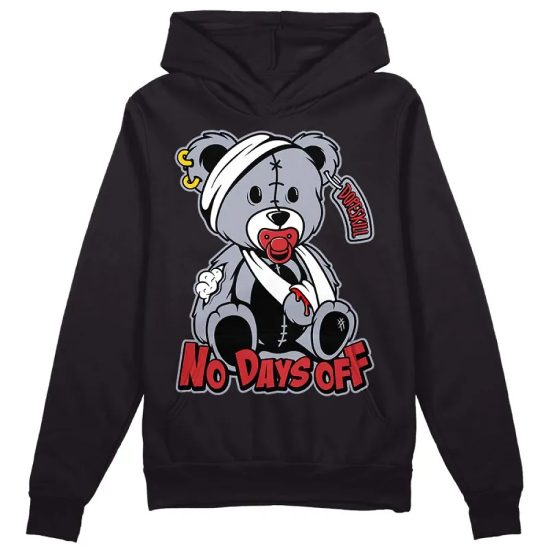 Bred Reimagined 4s DopeSkill Hoodie Sweatshirt Hurt Bear Graphic sold by DopeSkill