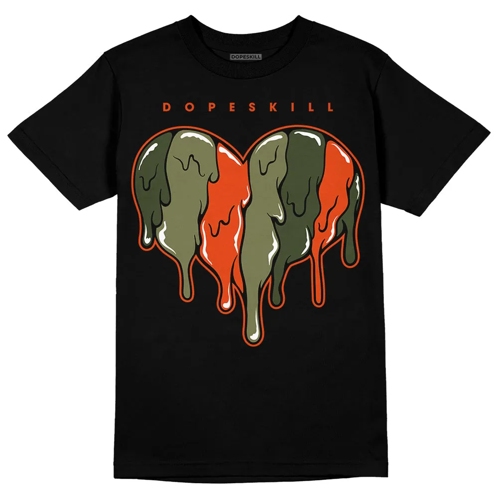 Olive Collection DopeSkill T-Shirt Slime Drip Heart Graphic sold by DopeSkill product image thumbnail 2